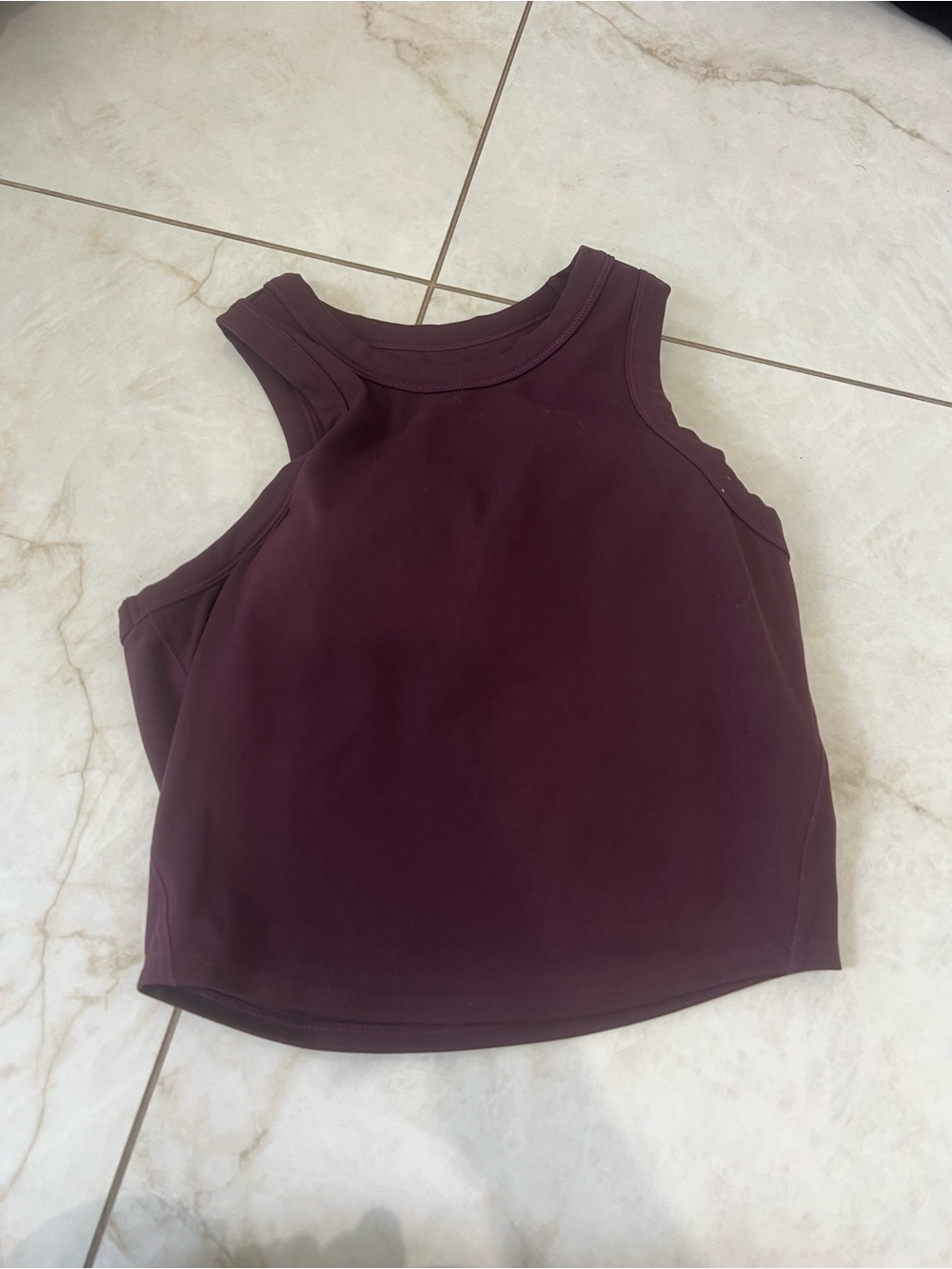 NEW Spyder Active Maroon Padded Sports Bra Size Medium